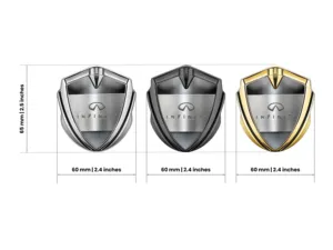 Infiniti Metall Kuppel Emblem Luxus Finish Legierung Detail